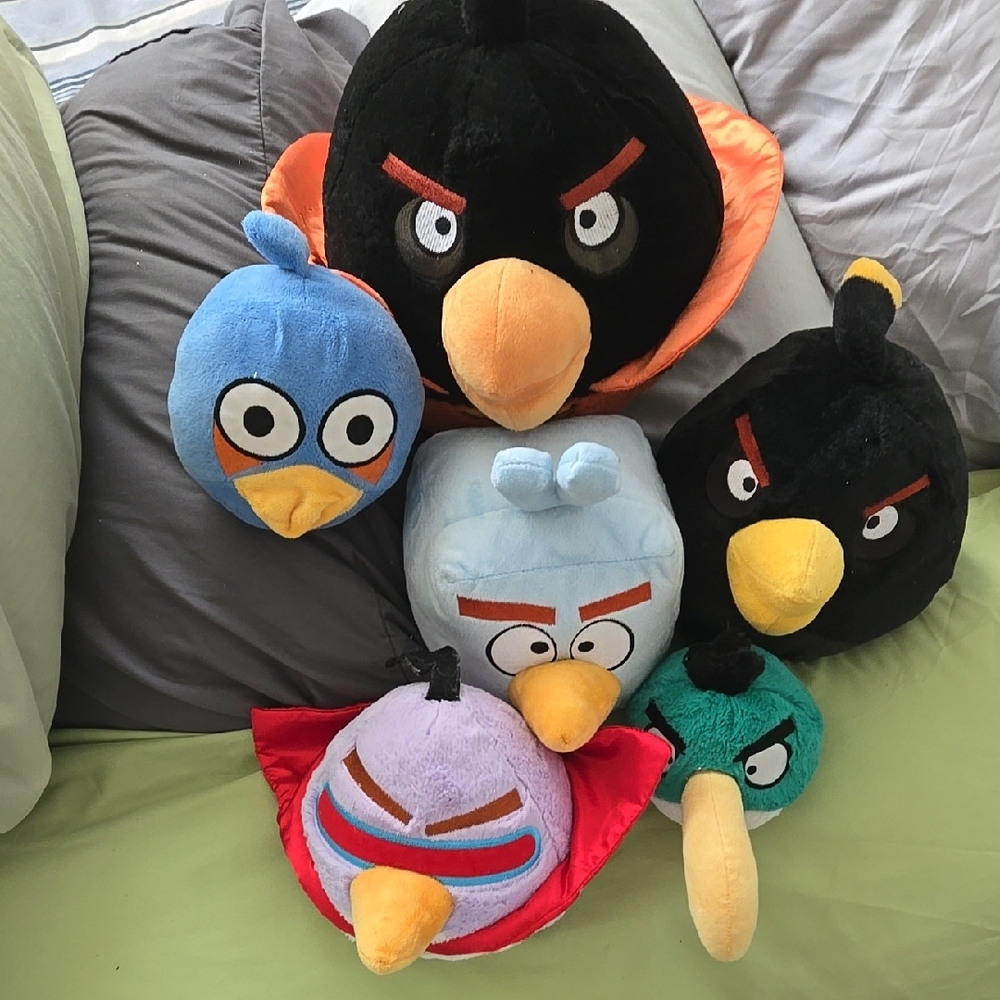 Angry Birds Plush Toy Set
